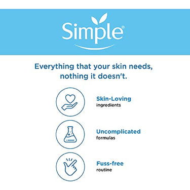 Simple Water Boost Micellar Face Wash 150ml for normal to dry skin | 100% soap-free gentle cleanser for women & men